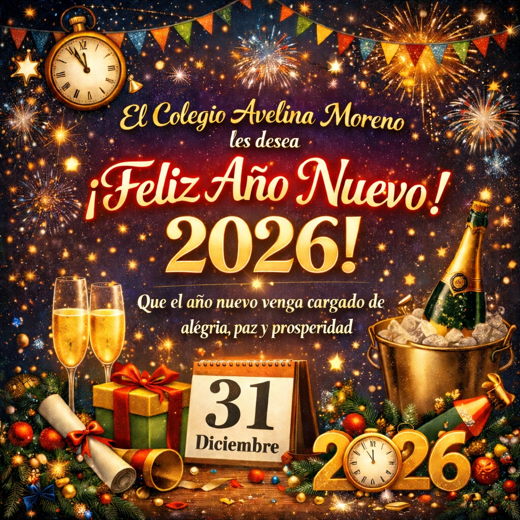 🎆✨ ¡Bienvenido 2026! ✨🎆

Desde el Colegio Avelina Moreno les deseamos un Año Nuevo lleno de paz, alegría y prosperidad 🥂🌟.
Que cada día del 2026 sea una oportunidad para aprender, crecer y soñar en grande 📚🎓.

¡Gracias por ser parte de nuestra comunidad educativa! ❤️✨

#coamsocorro #coam #colegioAvelinaMoreno #SocorroSantander
#FelizAñoNuevo2026 #AñoNuevo #NuevosSueños #ComunidadEducativa