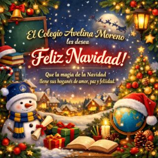 🎄✨ La magia de la Navidad ya está aquí ✨🎄

Desde el Colegio Avelina Moreno les deseamos una Navidad llena de amor, paz y felicidad 🤍🎁.
Que cada luz encendida represente esperanza, unión y nuevos comienzos 🌟📚.

¡Gracias por ser parte de nuestra hermosa comunidad educativa! 🎓❤️

#coamsocorro #coam #colegioAvelinaMoreno #SocorroSantander
#FelizNavidad #NavidadConAmor #ComunidadEducativa #EspírituNavideño #EducaciónConCorazón