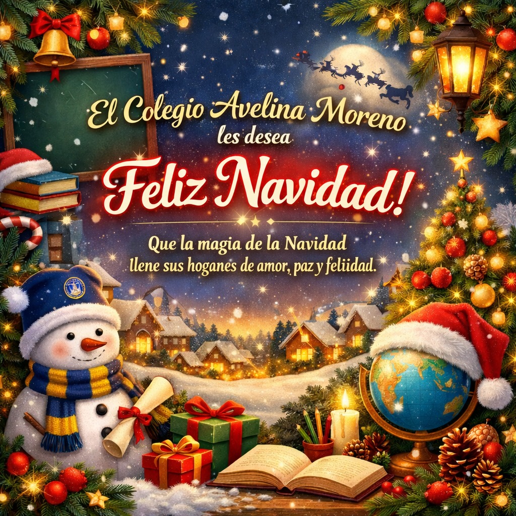 🎄✨ La magia de la Navidad ya está aquí ✨🎄

Desde el Colegio Avelina Moreno les deseamos una Navidad llena de amor, paz y felicidad 🤍🎁.
Que cada luz encendida represente esperanza, unión y nuevos comienzos 🌟📚.

¡Gracias por ser parte de nuestra hermosa comunidad educativa! 🎓❤️

#coamsocorro #coam #colegioAvelinaMoreno #SocorroSantander
#FelizNavidad #NavidadConAmor #ComunidadEducativa #EspírituNavideño #EducaciónConCorazón