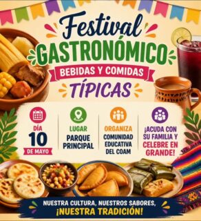 🌽🥟☕ ¡Llegó el momento de celebrar nuestros sabores y tradiciones! 🎉🇨🇴
Te esperamos en el Festival Gastronómico de Bebidas y Comidas Típicas del COAM 💚💛❤️
🗓️ 10 de mayo
📍 Parque Principal
Ven con tu familia y disfruta de una experiencia llena de sabor, cultura y alegría 🎊👨‍👩‍👧‍👦
✨ Nuestra cultura, nuestros sabores… ¡nuestra tradición!
#coamsocorro #coam #colegioAvelinaMoreno #SocorroSantander #FestivalGastronomico GastronomiaColombiana FoodieColombia ComidasTipicas SaboresDeColombia TradicionColombiana CulturaYTradición EventosEscolares