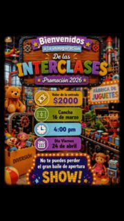 🎉✨ ¡La diversión está por comenzar! ✨🎉

El Colegio Avelina Moreno te invita a vivir una experiencia inolvidable en la INAUGURACIÓN DE LAS INTERCLASES PROM 2026 🏆🎊

🎠🎈 prepárate para una tarde llena de alegría, creatividad y mucho talento estudiantil 🤖🧸🎶

📍 Lugar: Cancha
📅 Fecha: Viernes 24 de abril
⏰ Hora: 4:00 p.m.
🎟️ Entrada: $2.000
@destacar 

💃🕺 No te puedes perder el gran baile de apertura… ¡UN VERDADERO SHOW! 🌟🔥

👨‍👩‍👧‍👦 Ven con tu familia y amigos y sé parte de este gran inicio lleno de energía y diversión 🎊
#coamsocorro #coam #colegioAvelinaMoreno #SocorroSantander
#Interclases2026 Prom2026 EventoEscolar Juventud Talento Diversión ShowTime EducaciónConAlegría